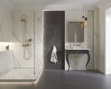 PŁYTKI CALACATTA 60X120 MATOWA BIAŁA LUXURY