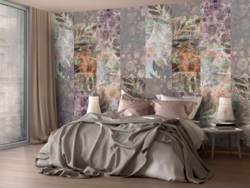 ОБОИ РУЛОННЫЕ ЛИСТЬЯ БЕТОН 0,5х10м f-A-0704-j-a