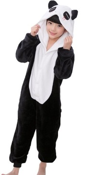 piżama dres PANDA KIGURUMI KOMBINEZON STRÓJ 122-128-134