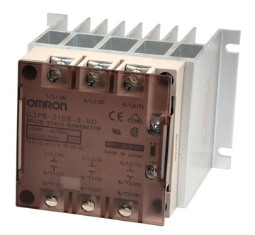 G3PB-215B-3-VD OMRON trójfazowy stycznik SSR 15A