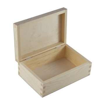Drewniane pudełko 22x16 cm Skrzynka ślub