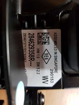 KAMERA RADAR RENAULT SCENIC IV 284629358R