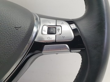 КОЖАНЫЙ РУЛЬ VW Golf VII R LINE С ПОДКЛАДКАМИ