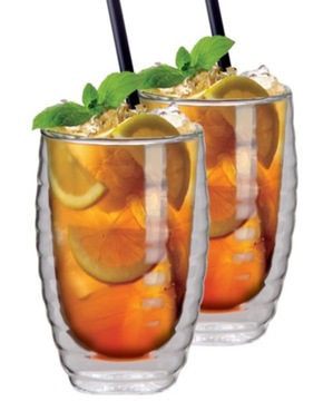 Szklanki termiczne na napoje DRINKI 380ml 2szt