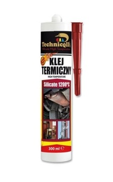 KLEJ TERMICZNY SILICATE 1200°C DO TŁUMIKI KOMINKI