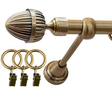 KARNISZ 160 cm POJEDYNCZY 1,6 ELEGANCE KARNISZE