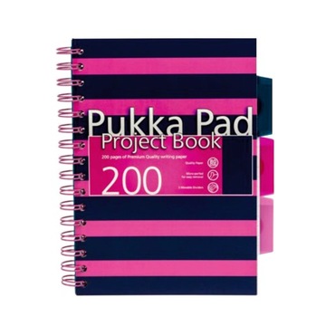 Zeszyt w kratkę A5 Pukka Pad 200 kartek