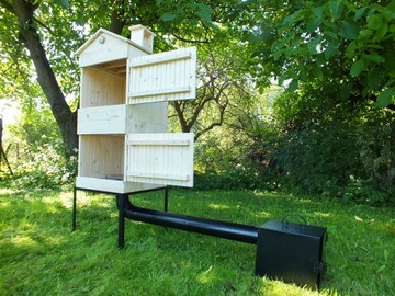 WĘDZARNIA DREWNIANA OGRODOWA DUŻA XXL + GRATISY!