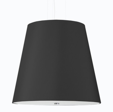 Zwis Sufitowy Geneve 50 Czarny Duża Lampa LED