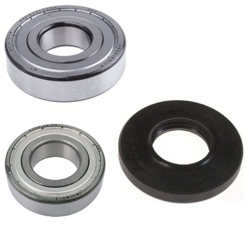 ŁOŻYSKA PRALKI BOSCH 6205-6306 SKF sim 35x72x10/12