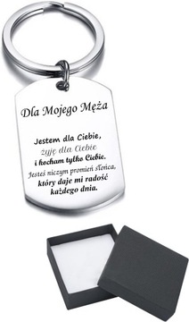 Breloczek dla MĘŻA Z GRAWEREM wzory + GRATIS