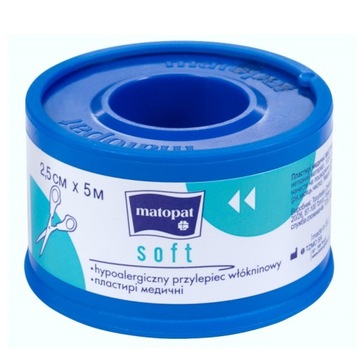 Przylepiec włókninowy Soft 2,5cm x 5m szpulka