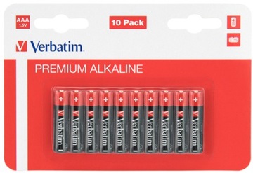 BATERIE VERBATIM Alkaliczne LR3 AAA 10 BATERIA bli