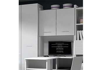 RAJ 1 PLUS ze stelażem - różowy POŁYSK MDF