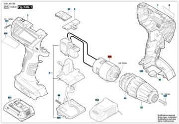 Мотор-отвертка BOSCH GSR 18-2-Li Plus GSB 18-2-Li