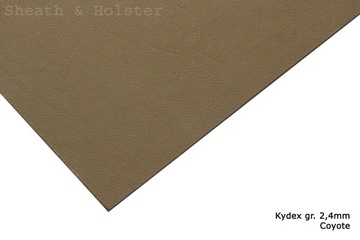 Kydex coyote, arkusz ~ A4 210x300mm grubość 2,4mm