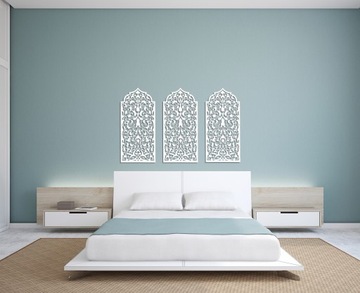 АЖУРНОЕ ДЕКОРАТИВНОЕ ПАННО В МАРОККАНСКОМ СТИЛЕ, 35 х 76