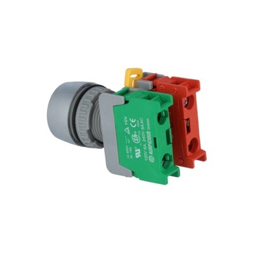 Красная кнопка управления СТОП fi22mm IP65