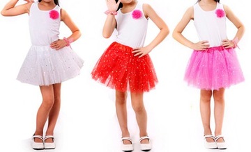 ЮБКА-ПАЧКА С РОЗОВЫМ ТЮЛЕМ СО ЗВЕЗДАМИ 40 см