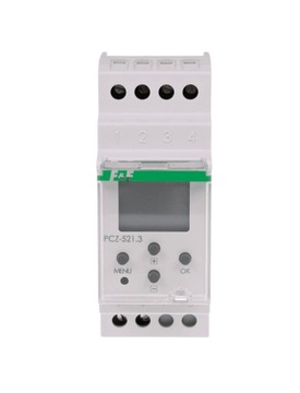 НЕДЕЛЬНО ПРОГРАММИРУЕМЫЕ ЧАСЫ F&F PCZ-521.3
