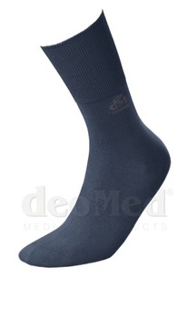 Bezuciskowe skarpety DeoMed Cotton Silver 43-46 granat