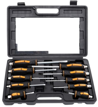 Отвертки перфорационные, отвертки слесарные, 10 шт.