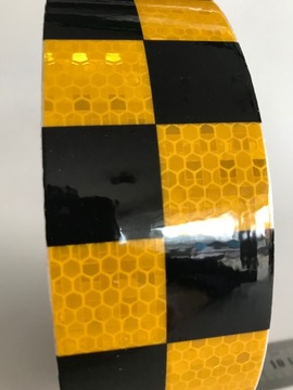 СВЕТООТРАЖАЮЩАЯ ЛЕНТА СОТОВАЯ ЖЕЛТАЯ ШЕФОВАЯ ДОСКА