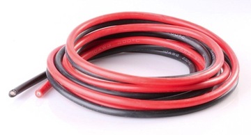 СИЛИКОНОВЫЙ КАБЕЛЬ 6,8 мм2 9AWG красный 1м MSP