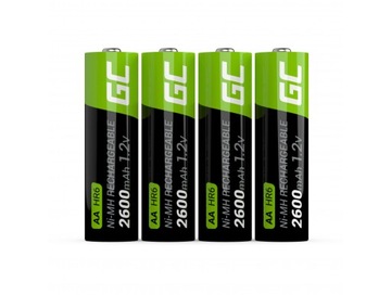 Akumulator Ni-MH Green Cell AA (R6) 2600 mAh 4 szt.
