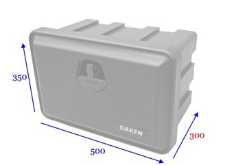 Ящик для инструментов DAKEN, четырехместный ящик 500x300