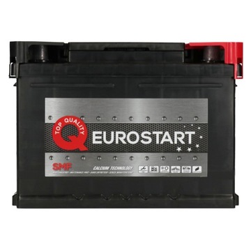 Аккумулятор Eurostart SMF 12В 60Ач 560А (EN) P+
