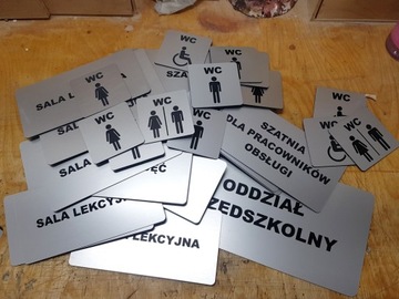 Tabliczka grawerowana - Laser grawer do 100cm2