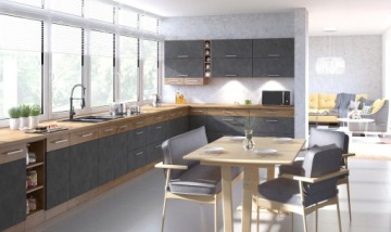 VIGO MATERA кухонные шкафы, БРАТОВЫЙ ГРАФИТ