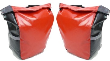 KOMPLET 2 x SAKWA TORBA ROWER BAGAŻNIK PLAWIL 60L