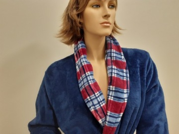 БАННЫЙ ХАЛАТ LINCLALOR ТЕМНО-СИНИЙ 38