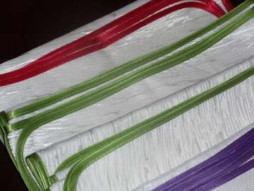 ЛЕНТА АТЛАСНАЯ 15 мм, катушка БЕЛАЯ