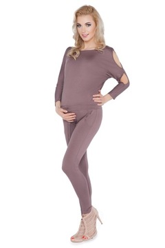 KOMBINEZON CIĄŻOWY ŚCIĄGACZ ROZCIĘCIA KIESZEŃ 1081