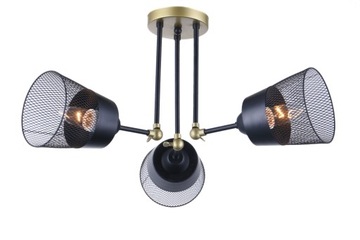 Lampa sufitowa żyrandol 3x E27 LOFT RETRO Edison