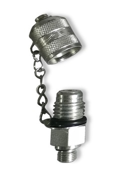 PRZYŁĄCZE POMIAROWE M16x2 - M10x1 Z ZAŚLEPKĄ