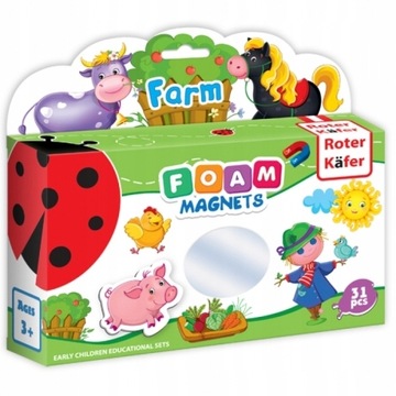 Mój mały świat magnesów FARMA Roter Kafer