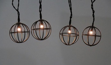 Светодиодная гирлянда лофт с питанием от 2хАА промышленных батареек