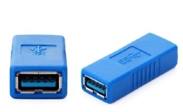 Adapter Łącznik Przejściówka USB 3.0 - gniazdo x2