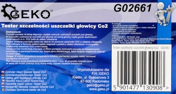ТЕСТЕР УТЕЧЕК ПРОКЛАДКИ ГОЛОВКИ ИЗМЕРИТЕЛЬ CO2