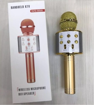 МИКРОФОН БЕСПРОВОДНОЙ КАРАОКЕ ДИНАМИК BLUETOOTH