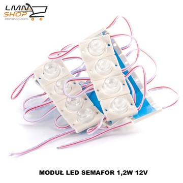 25 светодиодных модулей Semafor | 1,2 Вт | 12 В | 6500К | IP65