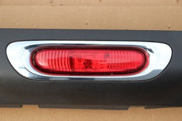 MINI F55 F56 ramka chrom + lampka STOP zderzak tył