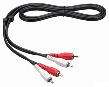 Kabel audio 2 x cinch RCA THOMSON ekranowany 2,5m