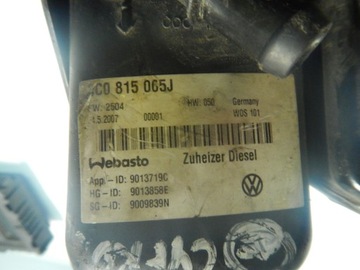WEBASTO VW ПАРКОВОЧНОЕ ОБОГРЕВАНИЕ 3C0815065J