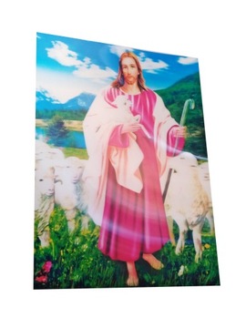 OBRAZEK 3D OBRAZKI JEZUS św JUDA TADEUSZ 3D 25 35