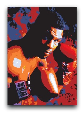 MIKE TYSON - OBRAZ 120x80 canvas plakat bokser